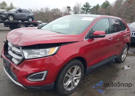 2015 Ford Edge Titanium from USA, damaged, VIN 2FMTK4K94FBB69970